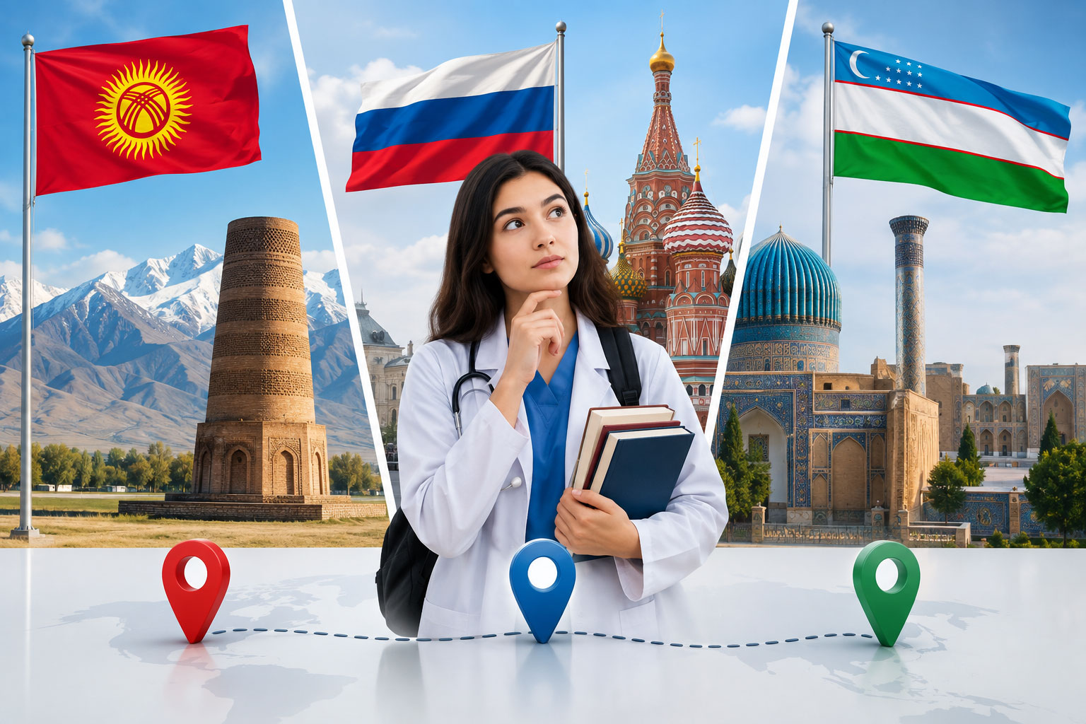 MBBS in Kyrgyzstan vs Russia vs Uzbekistan: Which Should You Choose in 2026?